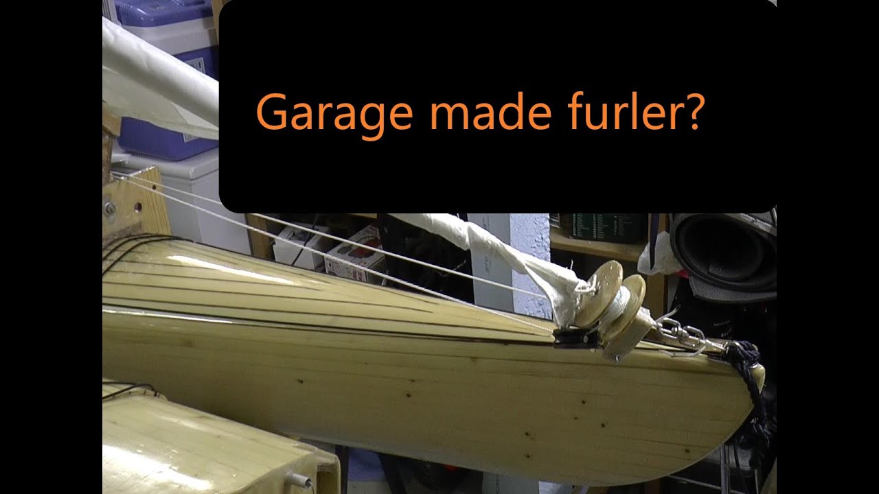 Making a furler for my DIY kayak and other improvements for sailing the kayak as trimaran #165
