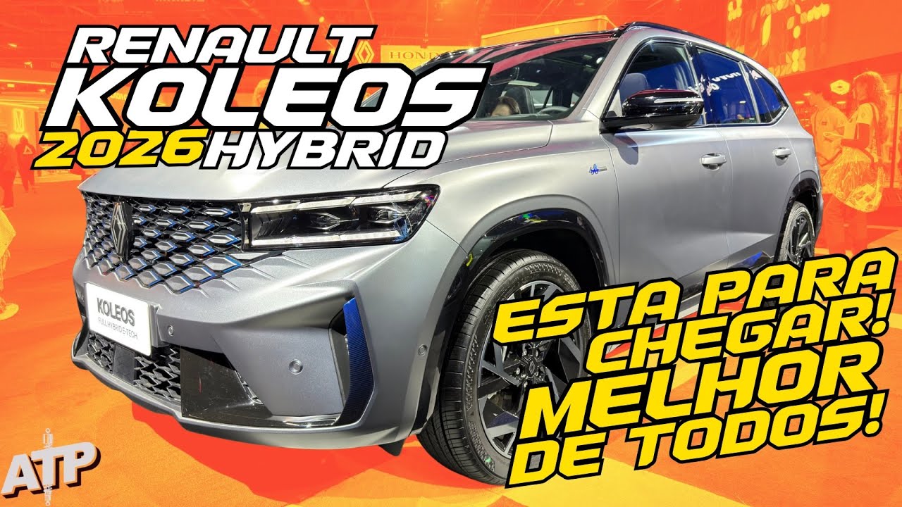 LANÇAMENTO Renault Koleos 2026 - ESTÁ PARA CHEGAR O MELHOR SUV DE TODOS OS TEMPOS?