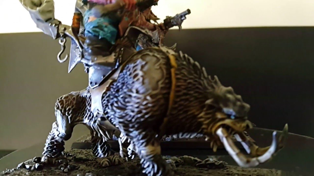 Warhammer Mournfang Cavalry painted comission showcase
