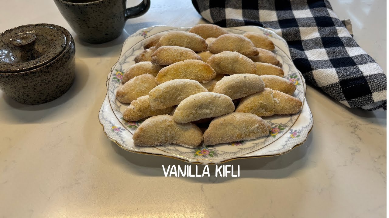 Traditional Vanilla Kifli | Melt-in-the-Mouth Hungarian Christmas Biscuits