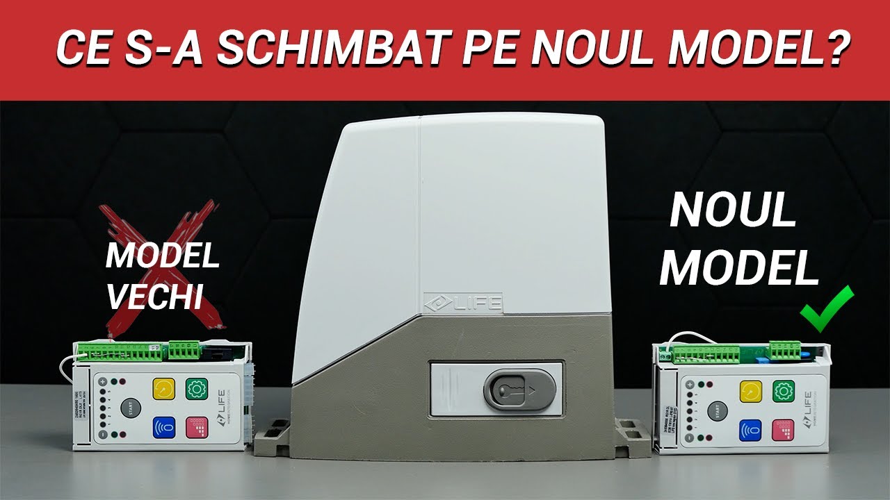 Ce s-a schimbat pe automatizarile culisante Life | Conexiuni electrice
