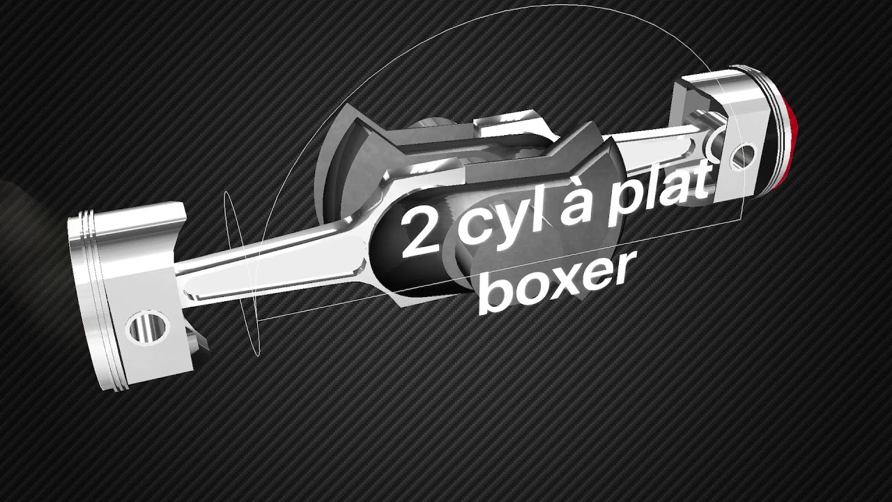 2 cylindres &agrave; plat boxer