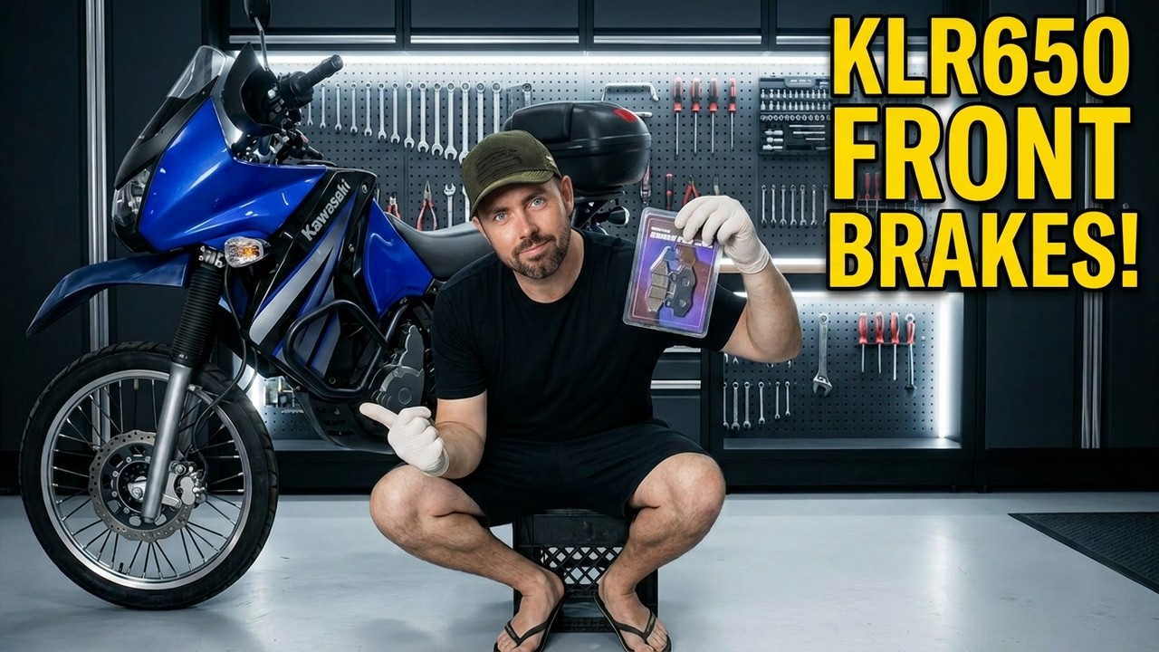 How to Replace the Front Brake Pads on a Kawasaki KLR650 Tutorial