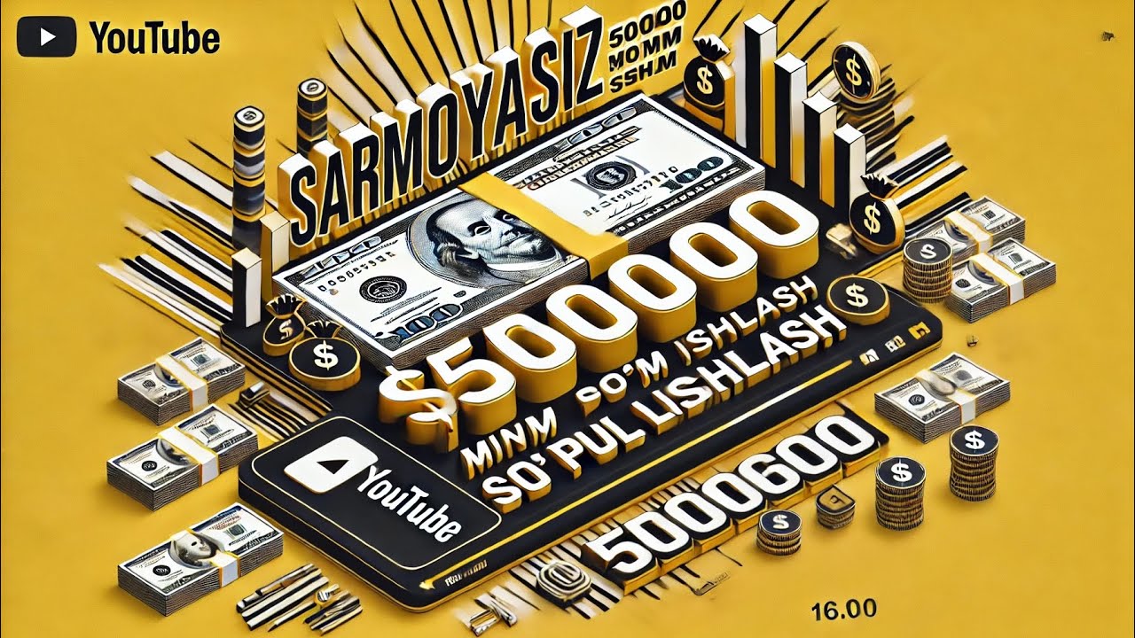 Sarmoyasiz 50000 ming so'm pul ishlash SUPER DAROMAD Internetdan pul ishlash 2025 Tanga boti