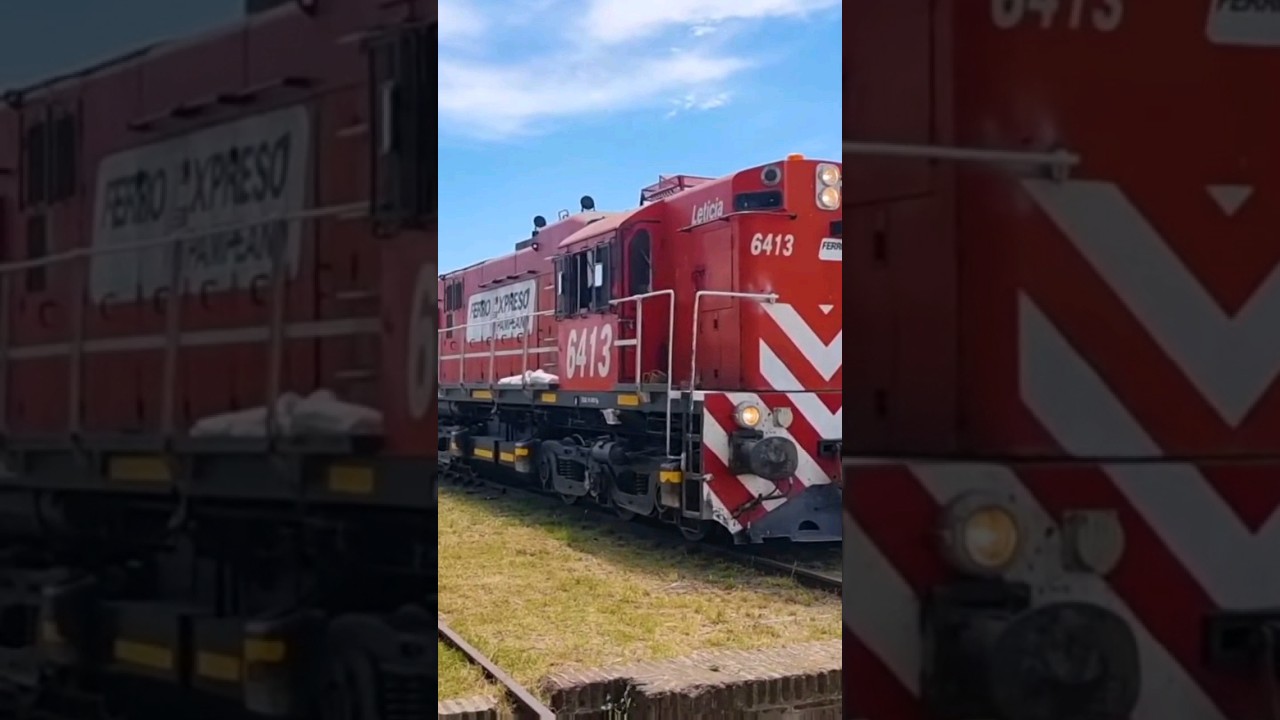 ALCO RSD35 6413 - &iexcl;TRENAZO PARTIENDO DE CARHU&Eacute;! #train #tren #railway #fepsa #locomotive #engine