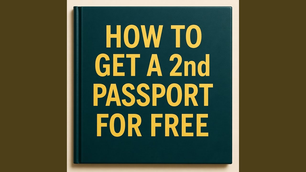 How To Get A Second Passport For Free // 10 Secret Ticks And Tips For A Free 2nd Passport And...