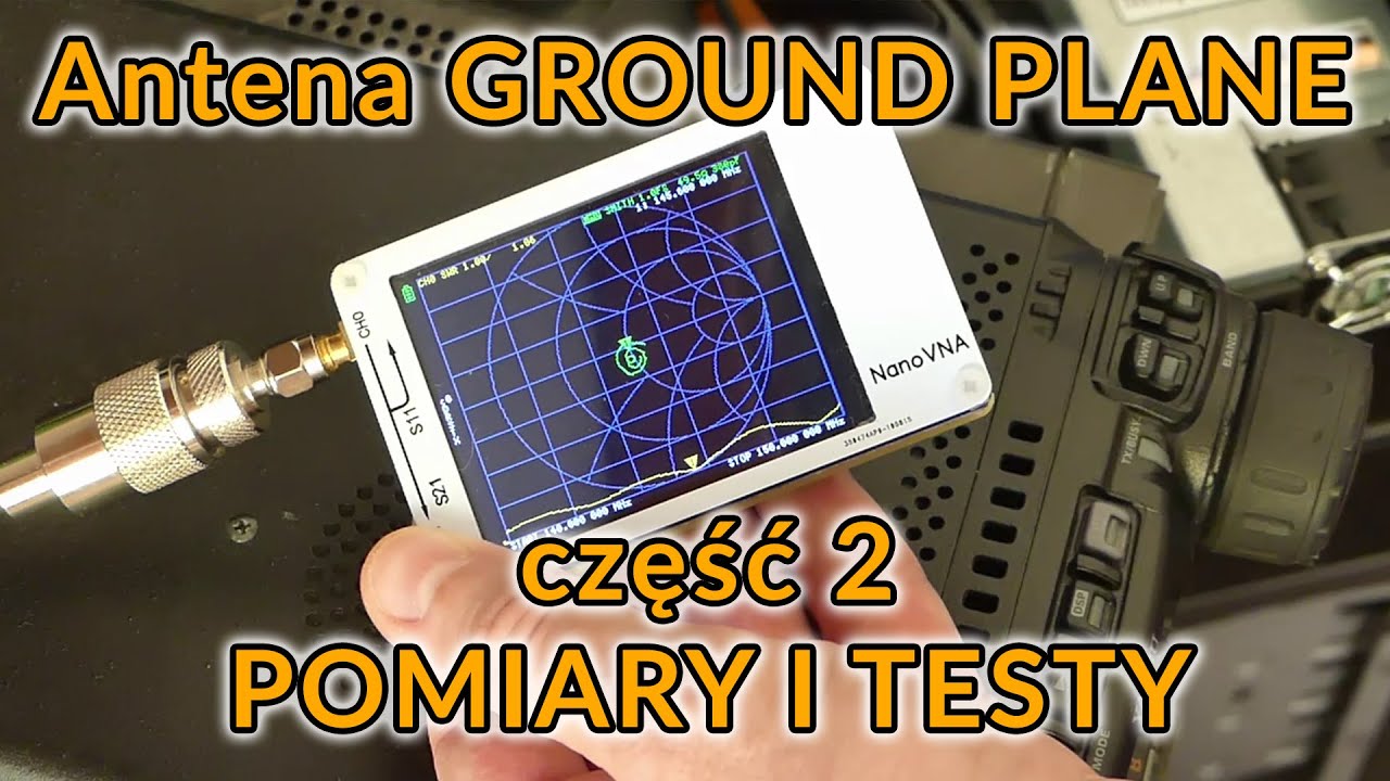 Antena Ground Plane na 2m / 70 cm. Część 2 - pomiary i testy