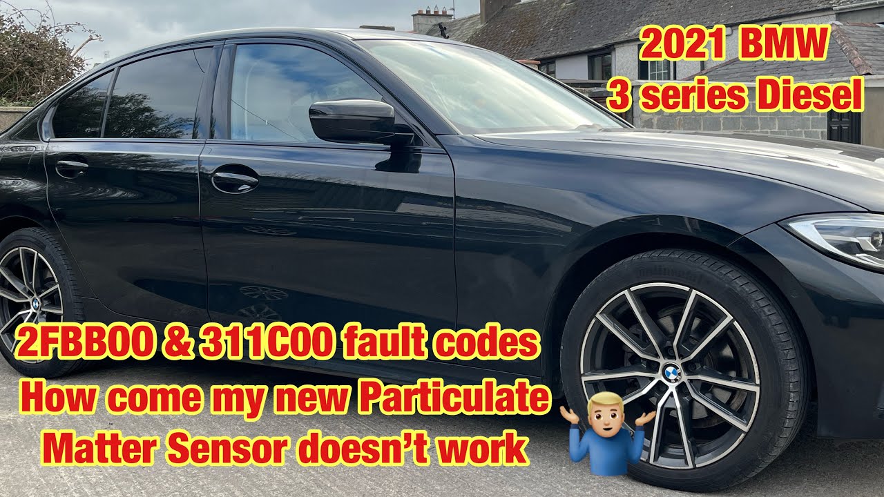 BMW,  2FBB00 & 311C00 particulate matter sensor missing message (P2BA100 fault code)