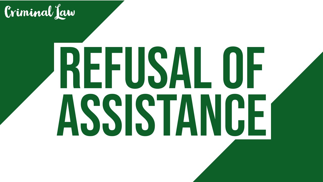 [Article 233] Refusal of Assistance: Criminal Law Discussion