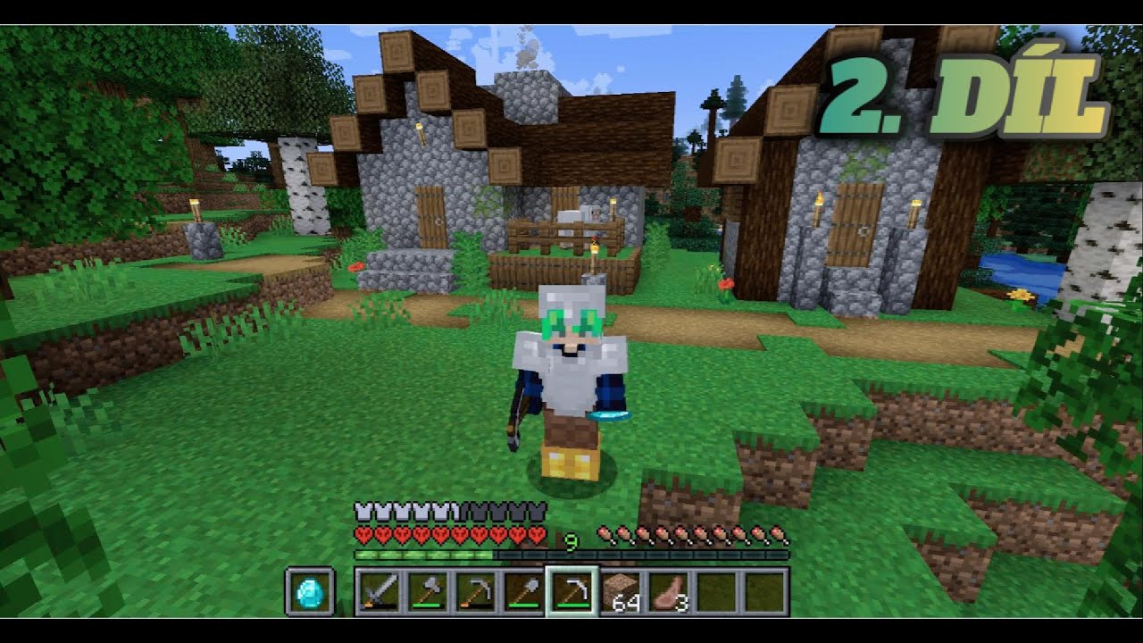 Vesnice objevena, nenacházela se daleko | Minecraft Hardcore 2