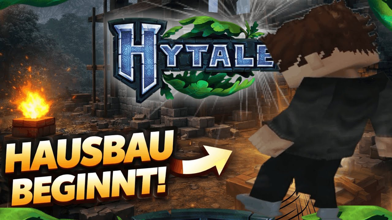 Bauauftrag angenommen. Ein Tal zwischen Berg und See 🏠 #hytale Multiplayer