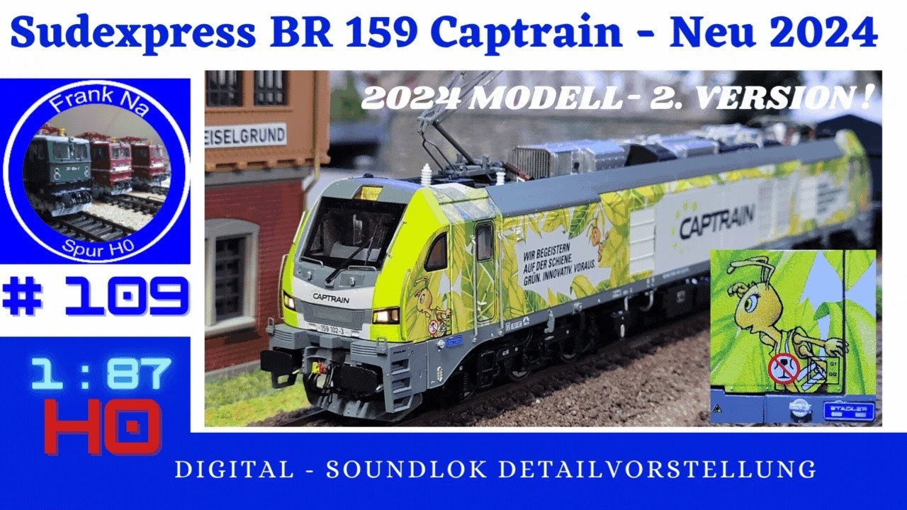 Sudexpress BR 159 Captrain # Eurodual - Neu 2024 -  ESU Sound