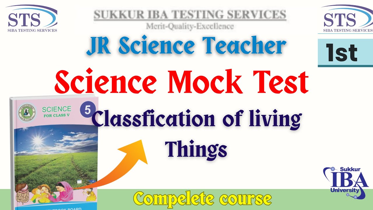 JST Sukkur IBA Jobs Preparation 2025 | Junior Science Teacher STS | Mock Test science