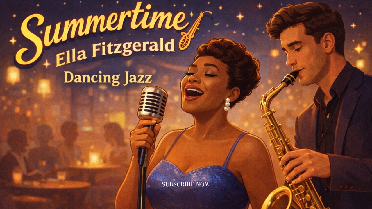 Summertime – Vintage Dancing Jazz | Ella Fitzgerald Style Jazz Club 🎷✨