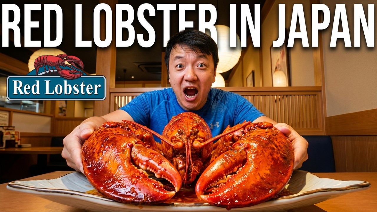 24 Hours Eating ONLY at RED LOBSTER in Japan 🦞 (it was UNBELIEVABLE! 🤯)
