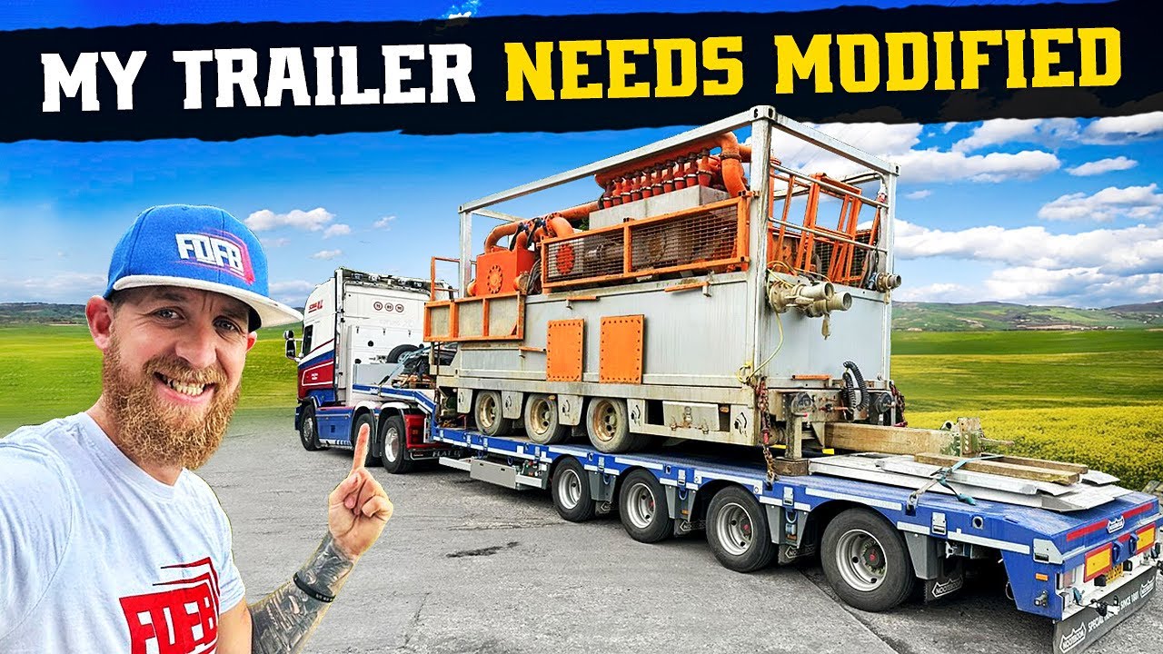 MY NEW TRAILER RAMPS NEED MODIFIED 