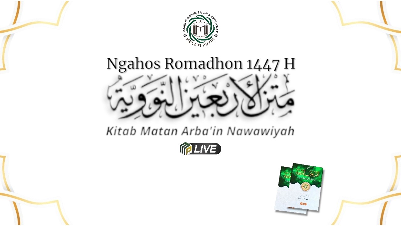 🔴LIVE | 13 Maret 2026 #ngaji Kitab Arba’în Nawawiyah