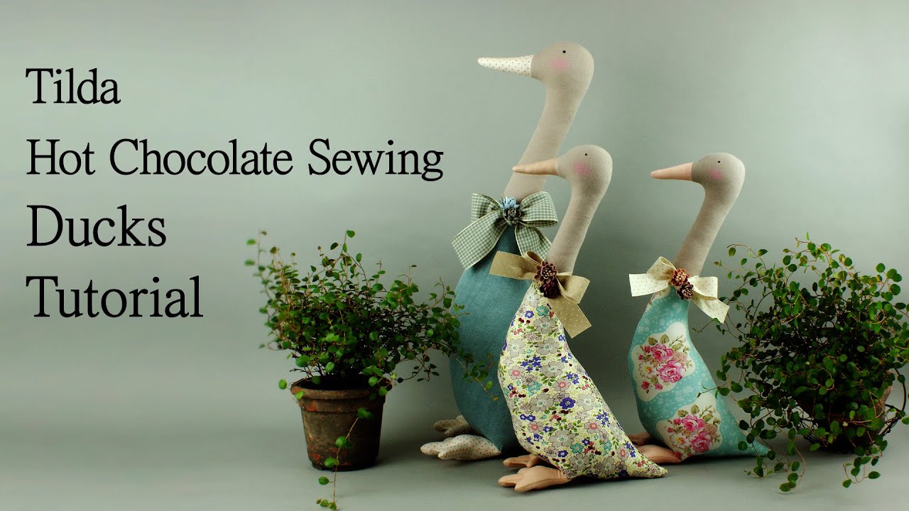 Tilda Hot Chocolate Sewing-Tilda Doll Ducks Tutorial