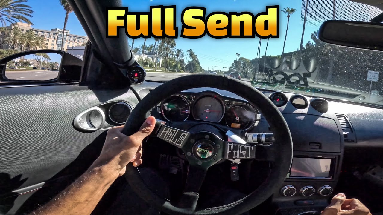 Stretching The Legs On Big Turbo 350Z | Low Compression Pulls 🤣