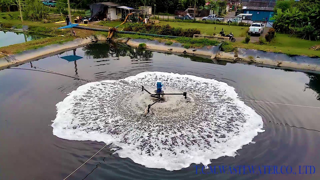 surface aerator installation