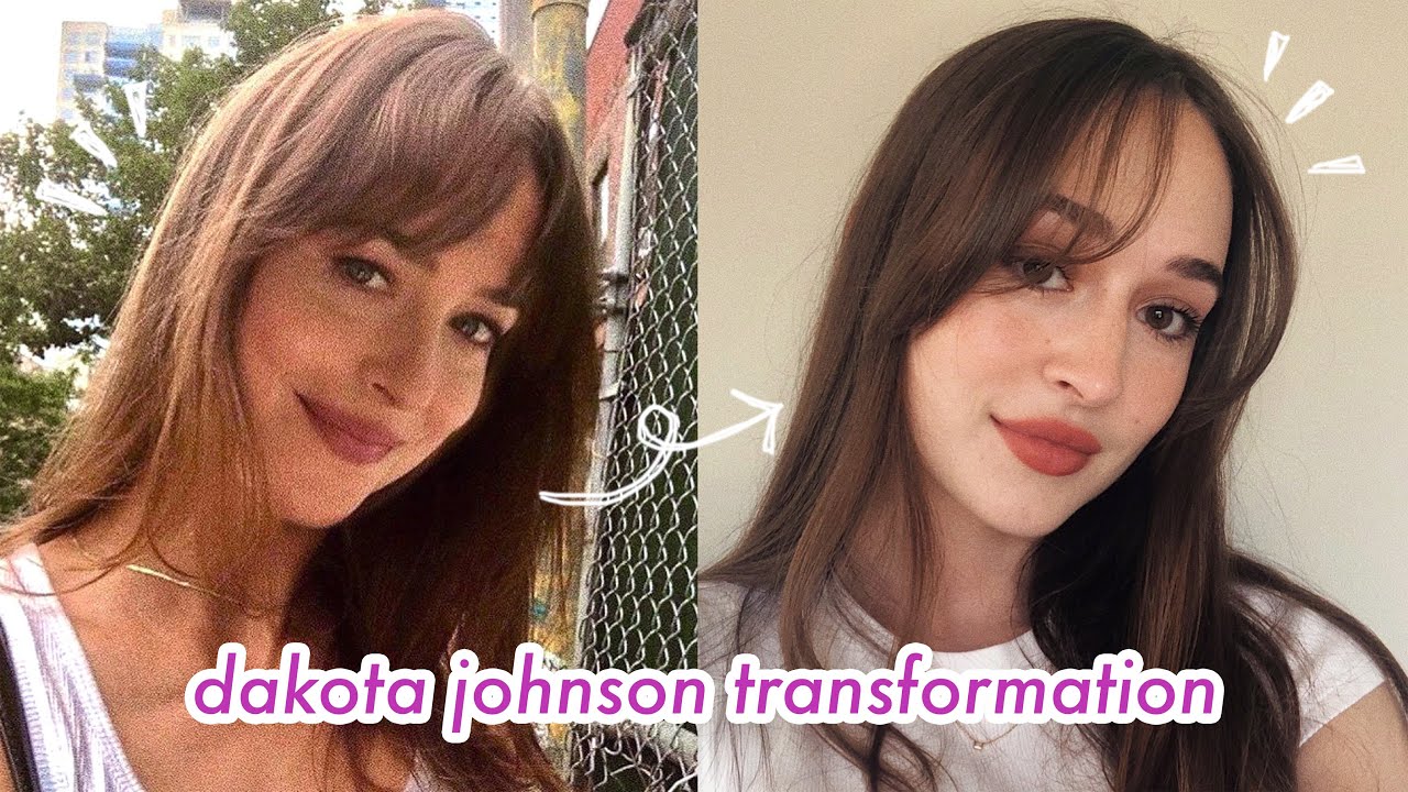 I transformed myself into dakota johnson...OMG