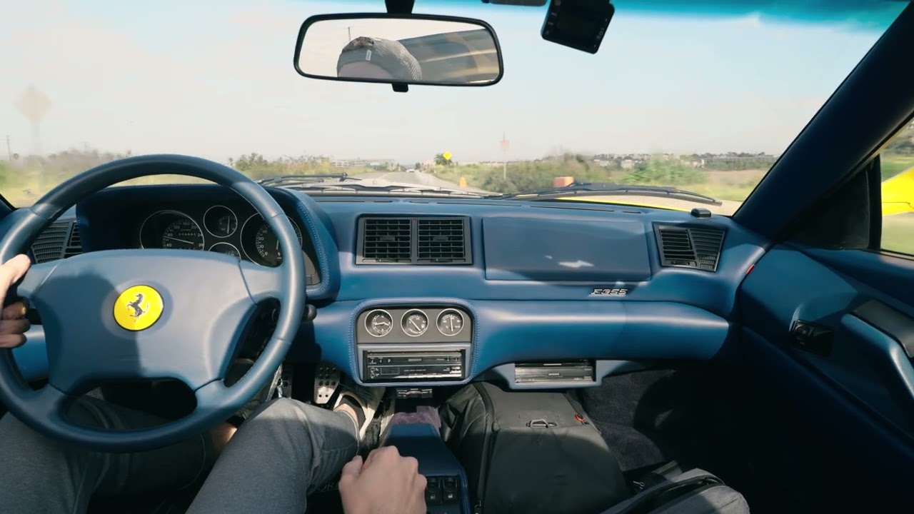 POV : KREISSIEG EXHAUST FERRARI F355 GTS Manual Gearbox : Driving Therapy - 4K