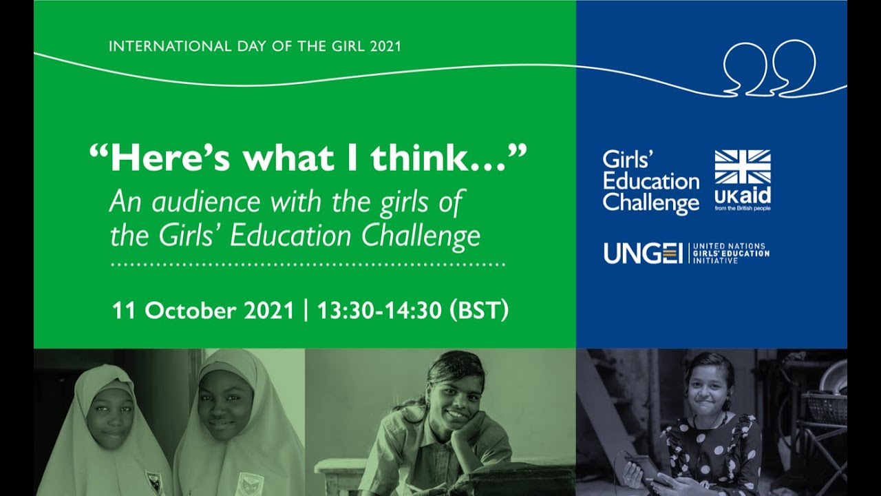 Girls' Education Challenge celebrating International Day of the Girl 2021