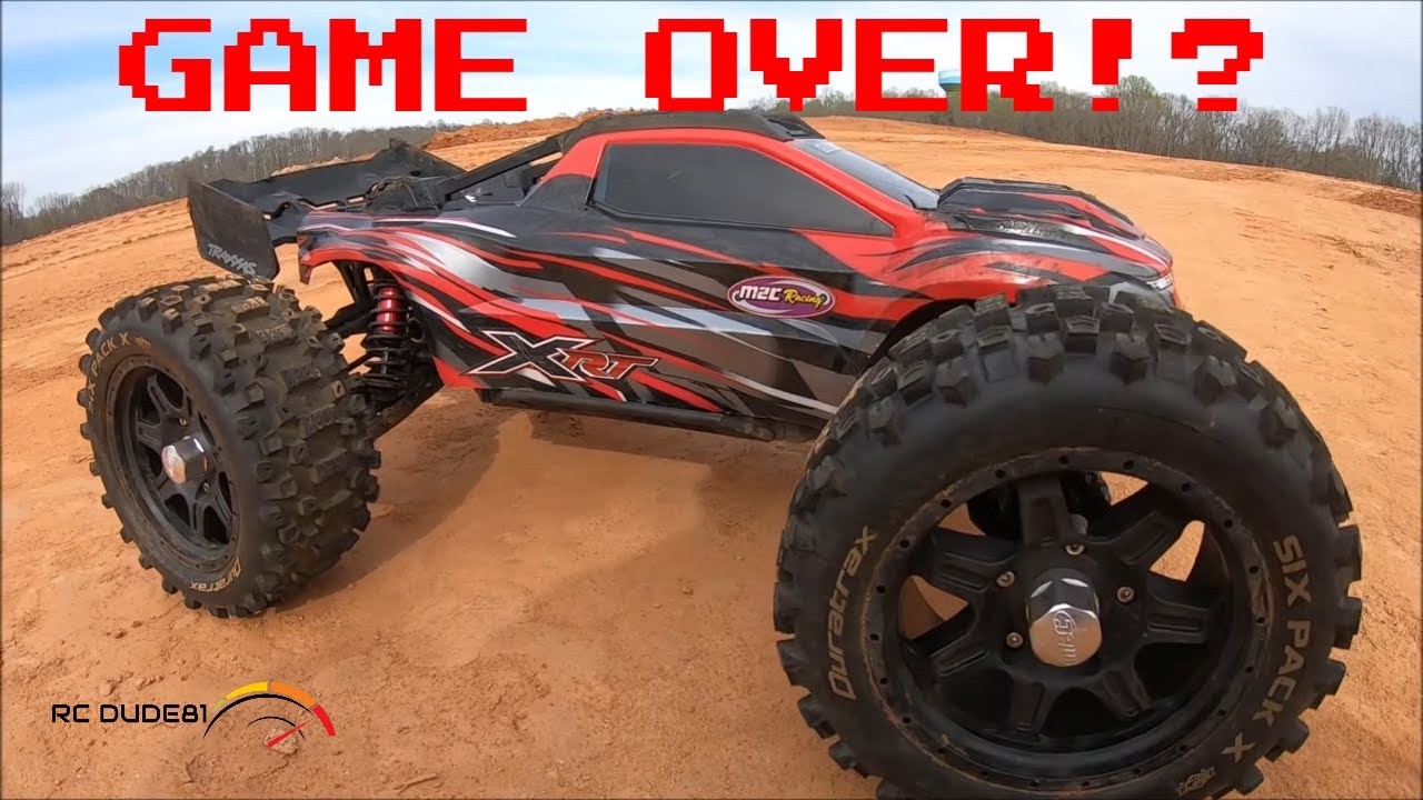 Traxxas XRT DESTROYED?!!😱Mega bash with M2C chassis brace!
