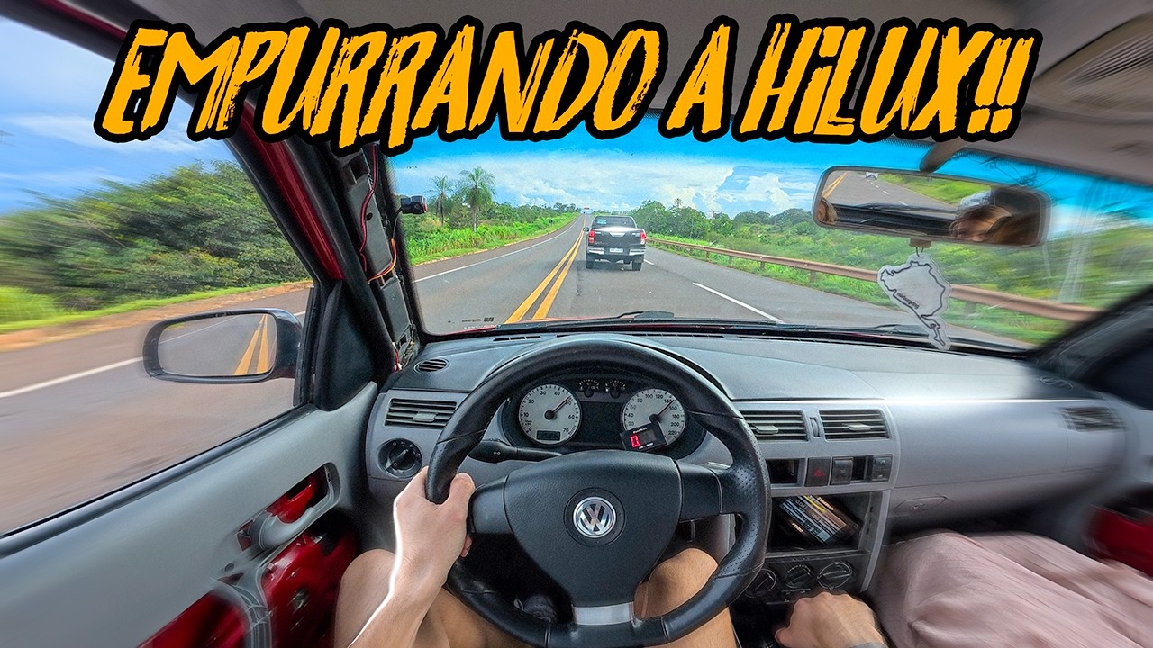 GOL 2.0 AP TURB&Atilde;O ACELERANDO NA ESTRADA!!🔥 ACOMPANHANDO AS 1000CC