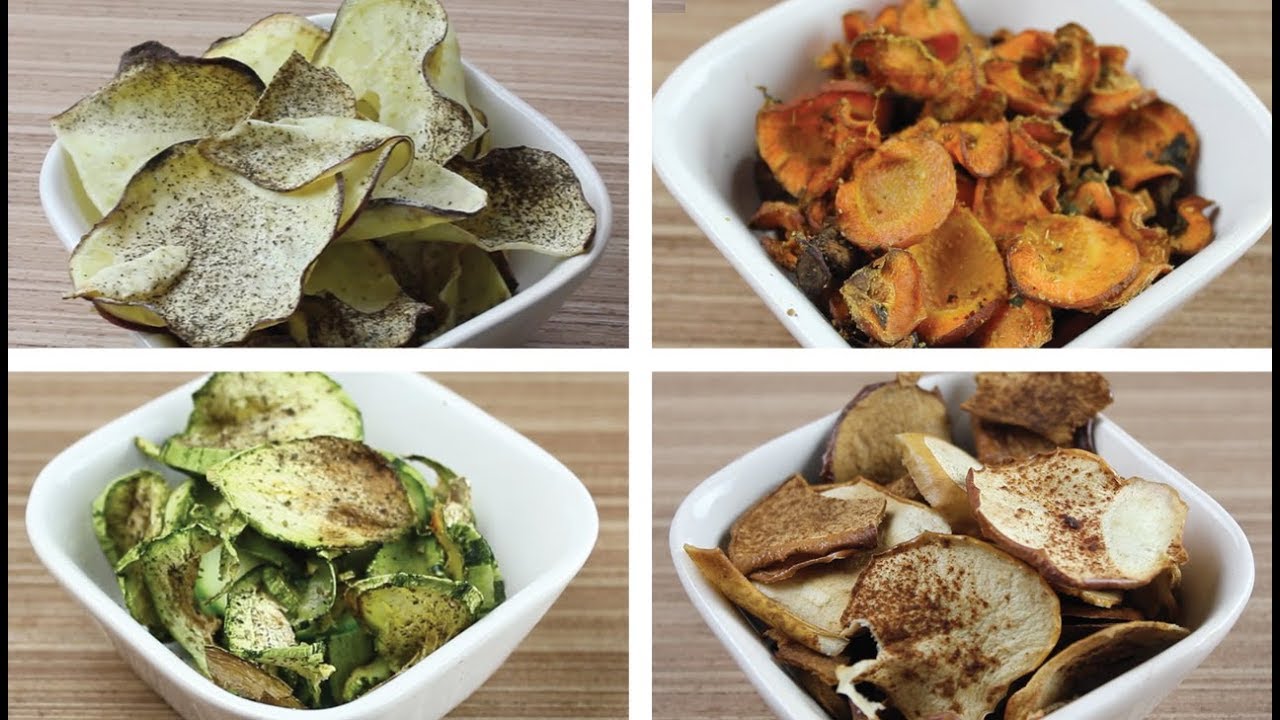 4 Receitas Fit de Chips Saudáveis