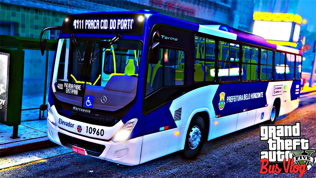 GTA 5 MOD BUS LINHA 4111 DOM CABRAL - GRAND THEFT AUTO V - GTA V MODS - Force Games