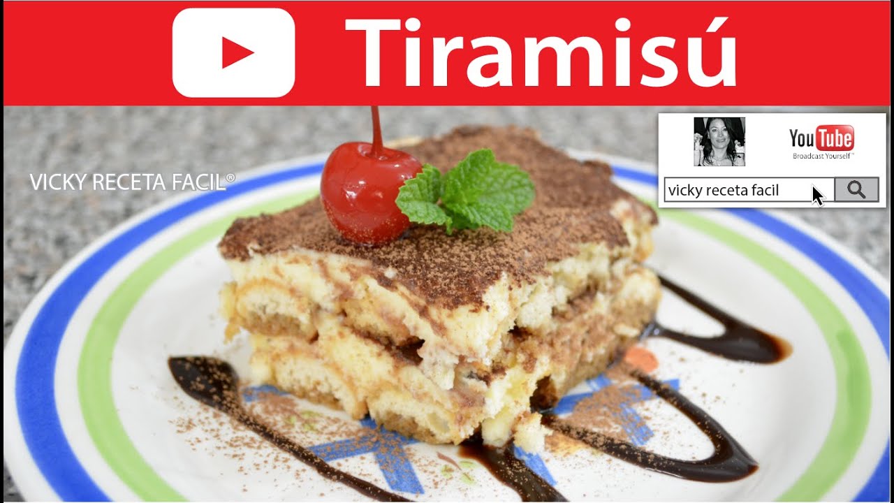 Pastel TIRAMISU sin horno | Vicky Receta Facil