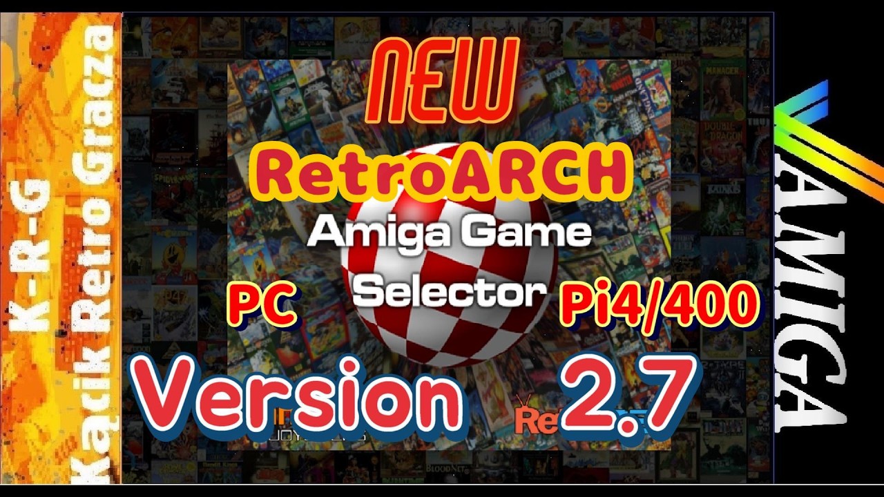 AGS 2.7  - INSTALACJA i KONFIG. na RETROARCH/ PI4 / PC