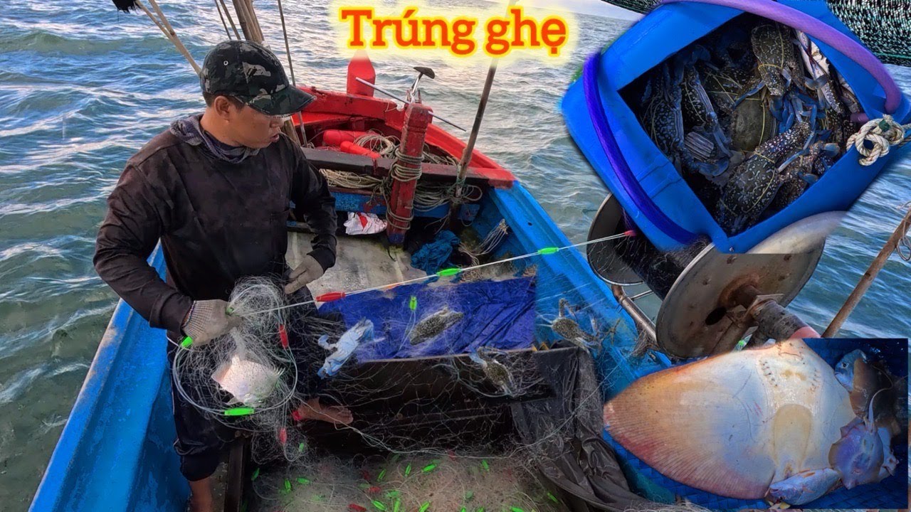 LƯỚI CÁ 7_TRÚNG Điểm Ghẹ Xanh Gần 40kg