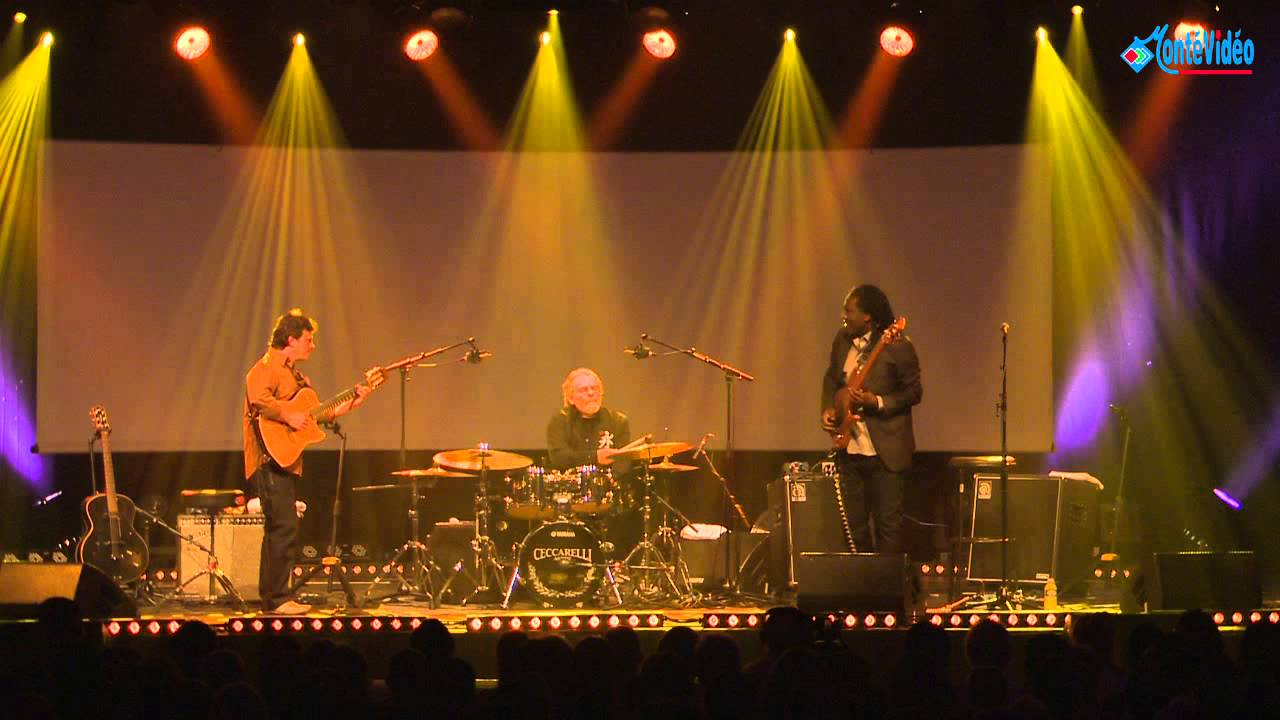André Ceccarelli, Sylvain Luc et Richard Bona au Saveurs Jazz Festival 2011 à Segré - Part 1