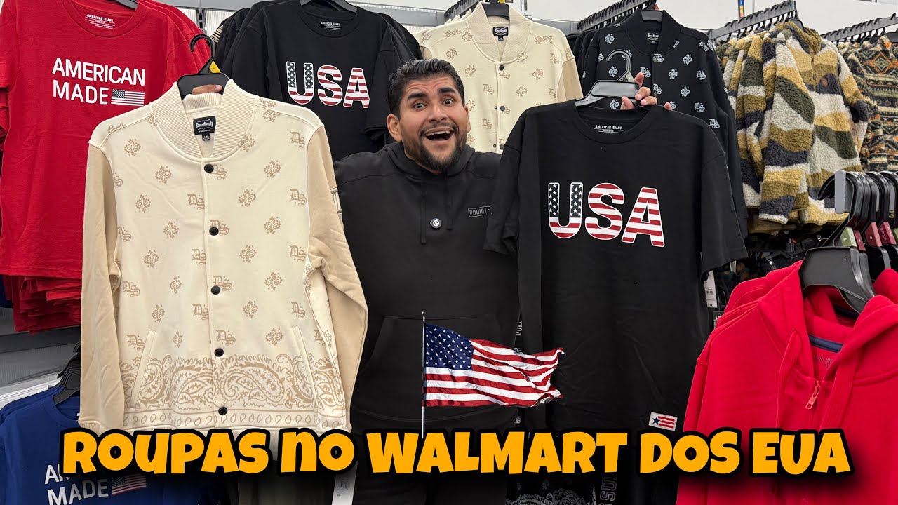 SURREAL O PREÇO DAS ROUPAS NO WALMART DOS EUA - RICO DO BRASIL VEM COMPRAR AQUI 🤯