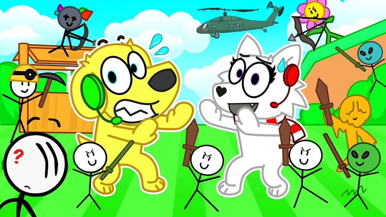 Roblox НАЙДИТЕ СТИКМЕНОВ вместе с SuperDog Tyler! (БЕЗУМНЫЕ СТИКМЕНЫ)