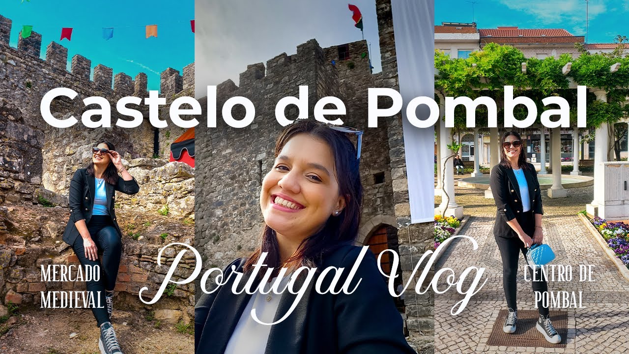Mercado Medieval e CASTELO DE POMBAL - Churros, farturas e PASSEIO PELA CIDADE 🇵🇹