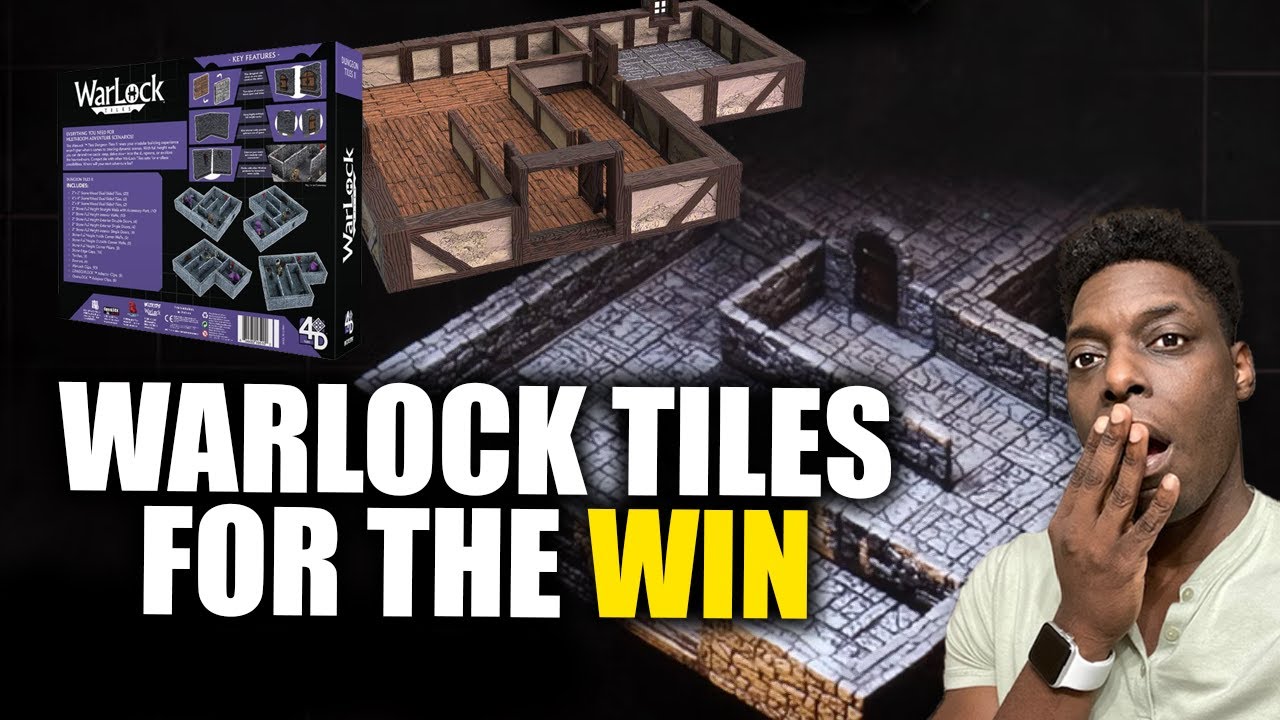 Warlock Tiles: Dungeon Set 1 by Wizkids