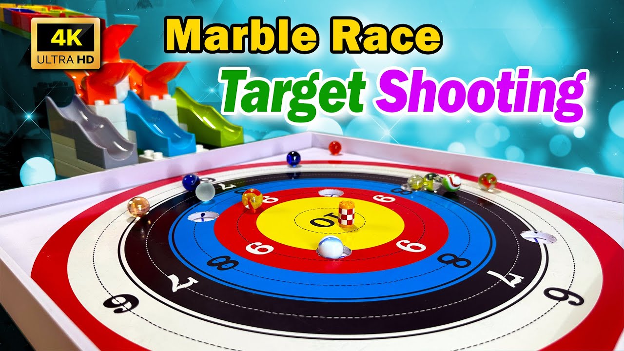 Marble Race #10 - Marble Race Target Shooting - Kaka's Marbles