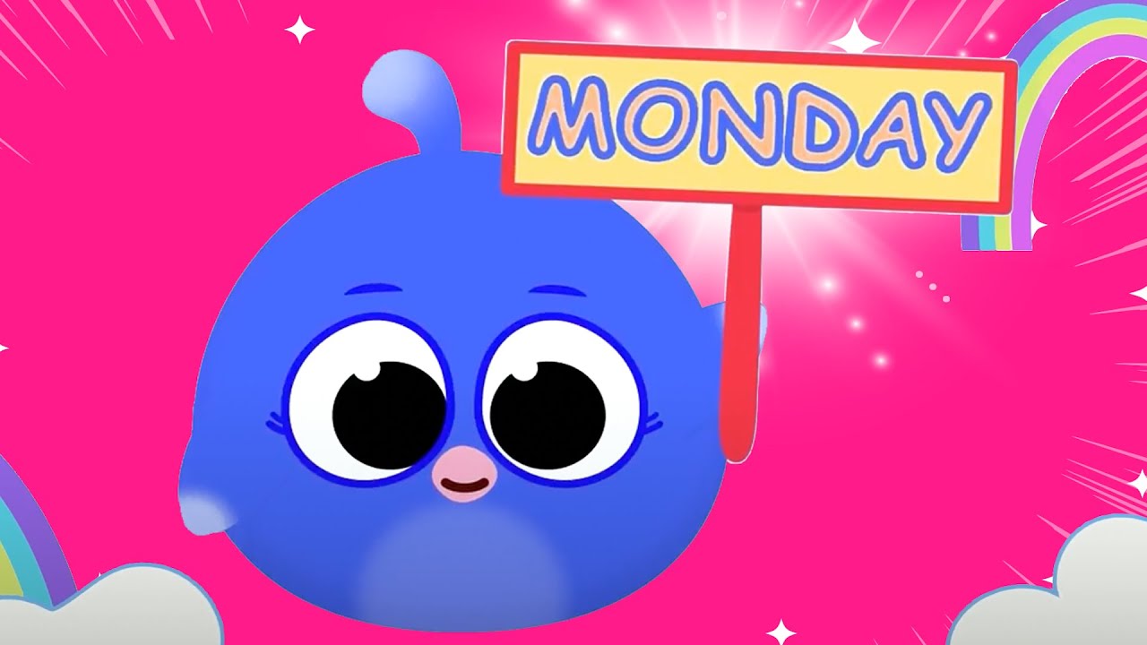 Jours de la Semaine 🐣 | Anglais facile pour enfants | Chansons Educatives | Dessin Animé Pour Bébé