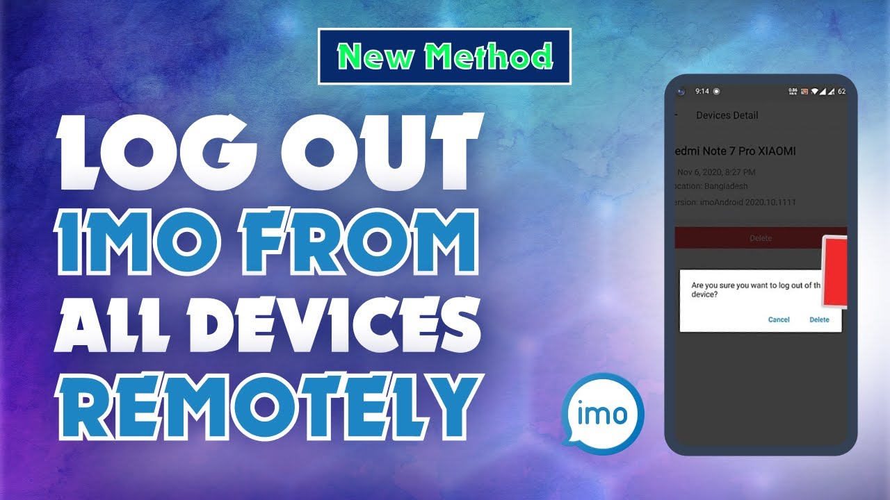 How to Log Out Imo from All Devices Remotely 2024 | Skill Wave