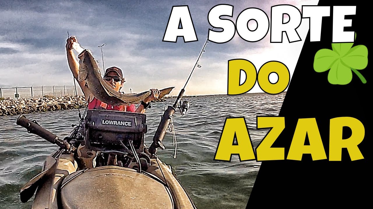 A SORTE DO AZAR 🍀  -TROLLING AOS ROBALOS E PESCA A CORVINA COM VINIL