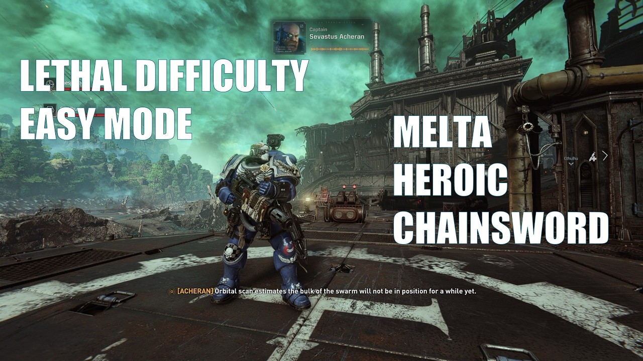 SPACE MARINE 2 | LETHAL OPERATION | MELTA + HEROIC CHAINSWORD TEAR THROUGH THE TYRANID HORDE