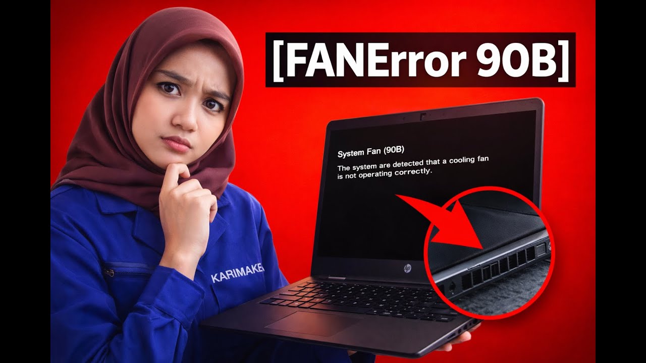 Cara Mengatasi Laptop HP Fan Failure (Error 90B) - Paling Ampuh & Mudah!