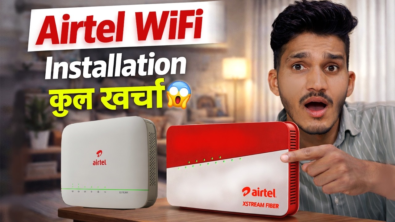 How much does Airtel WiFi installation cost? 😱 Complete Charges