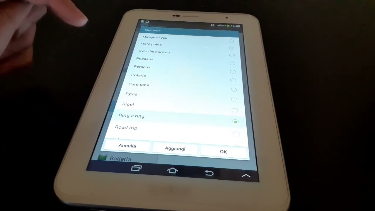 Samsung Galaxy Tab 2 7.0 P3100 - Ringtones and notification tones
