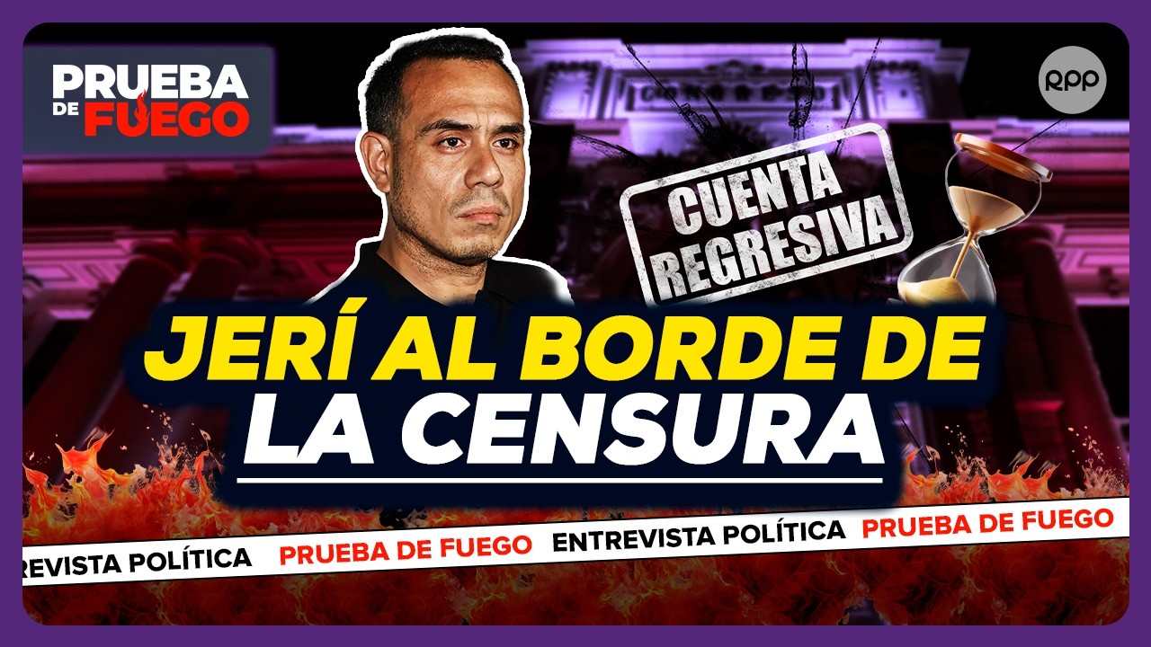 🔴EN VIVO ¿CENSURAN A JOSÉ JERÍ? Congreso define su futuro #PDFRPP