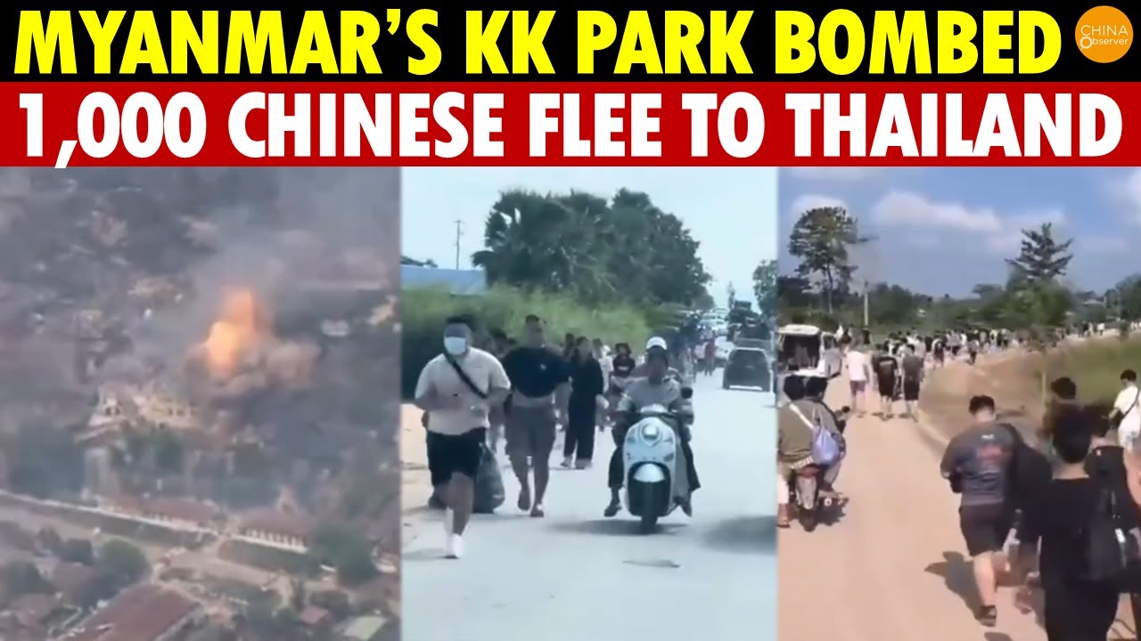 Myanmar’s KK Park Bombed! Nearly 1,000 Chinese Flee to Thailand, Chen Zhi’s 15B Bitcoin Seized by US