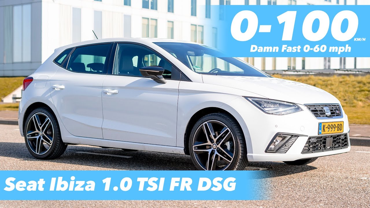 2021 Seat Ibiza FR 1.0 TSI DSG Acceleration 0-100 (Virtual Cockpit)